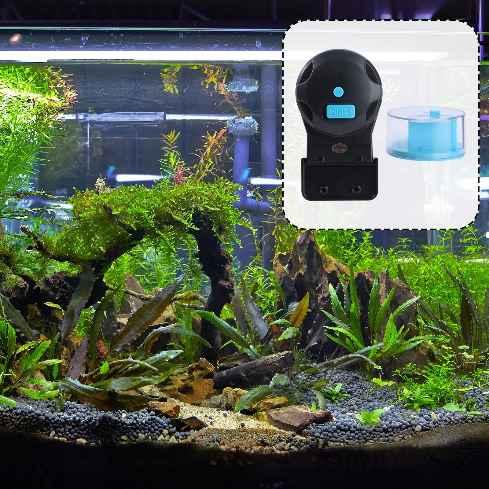 Fish Food Flake - Automatic Fish Feeder for Aquarium with