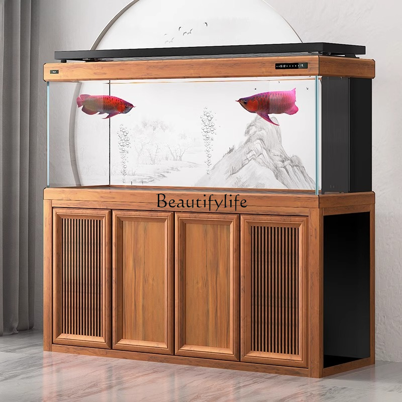 Aquarium Fish Dragon - Vintage Style Dragon Fish Tank Office