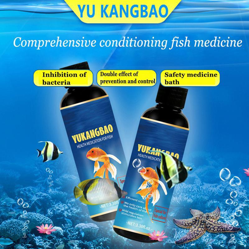 Aquarium Fish Medicine - Fish Medicine For Freshwater 100ml Fin