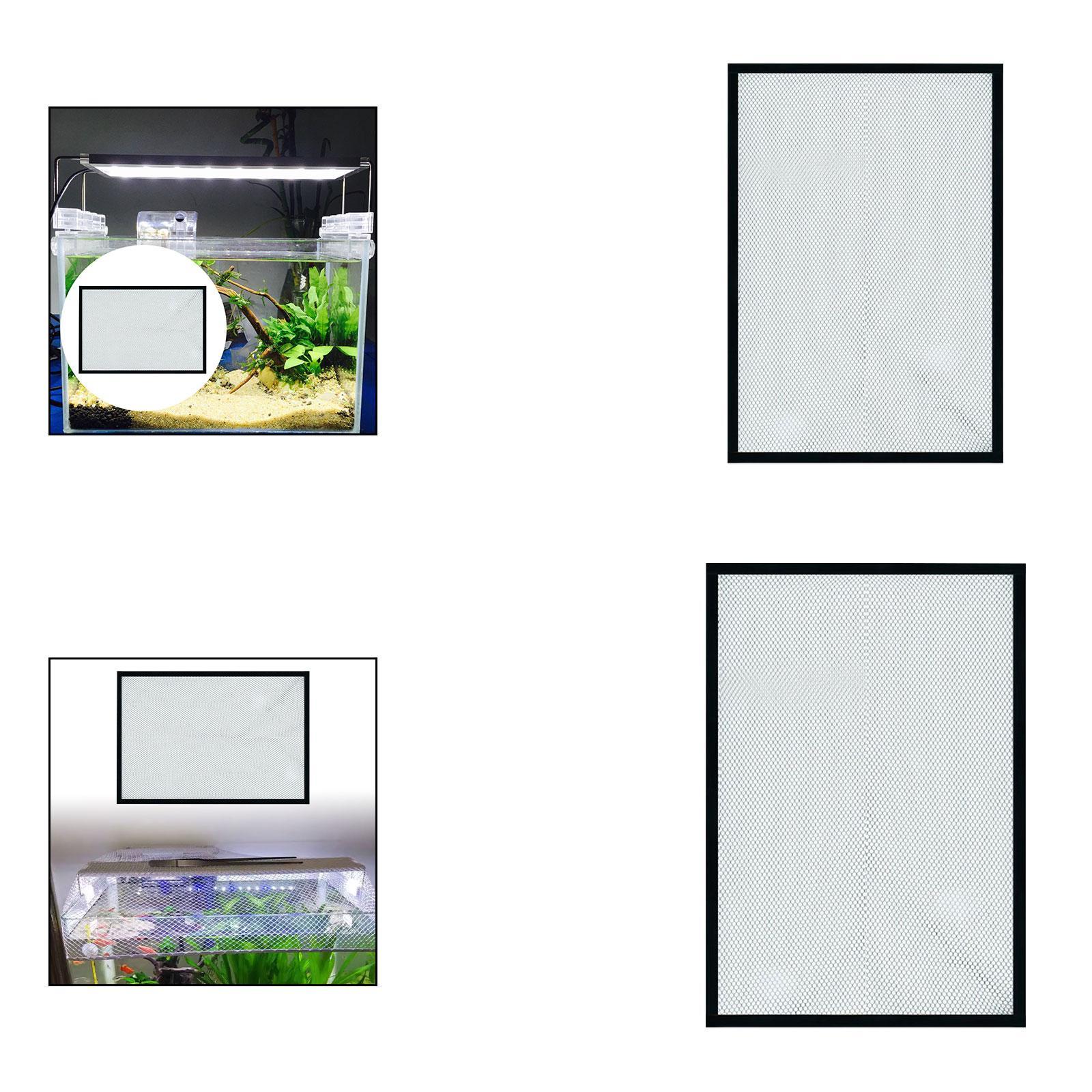 Aquarium Fish Jump Guard - Aquarium Screen Net Polyester Mesh Fish
