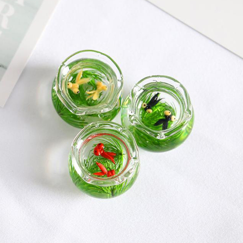 1/12 Lovely Dollhouse Miniatur - Fish Aquarium Home บทวิจารณ์และราคา