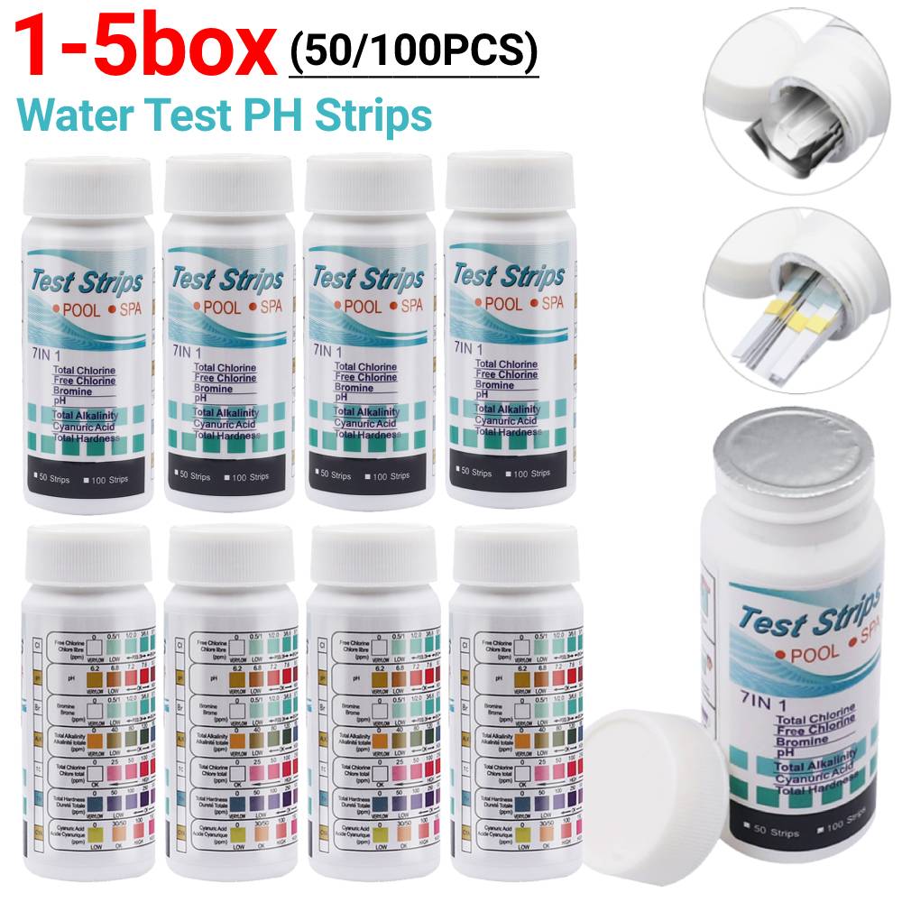 50/100PCS Water Test PH Strips - Aquarium Fish Quality บทวิจารณ์และราคา