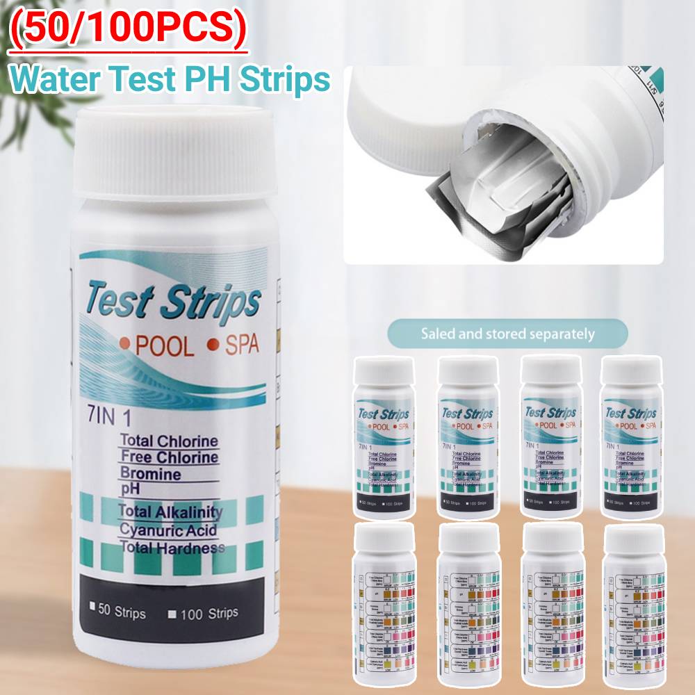 50/100PCS Water Test PH Strips - Aquarium Fish Quality บทวิจารณ์และราคา