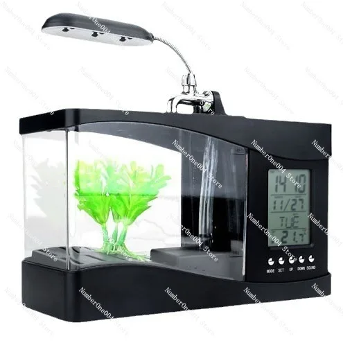 Mini Small Fish Tank Creative  - Aquarium Fish Logo บทวิจารณ์และราคา