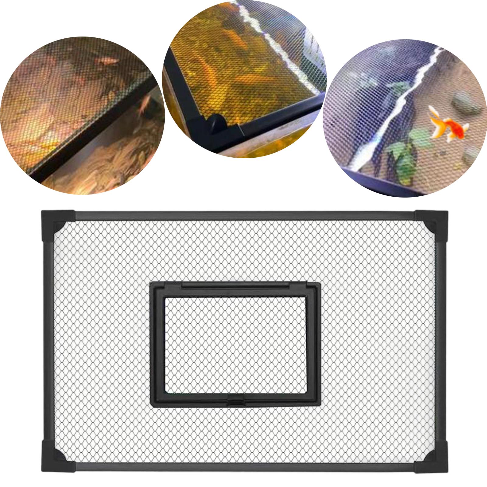 Fish Tank Lid Cover Kit DIY Fi - Aquarium Fish Jump Guard บทวิจารณ์และราคา