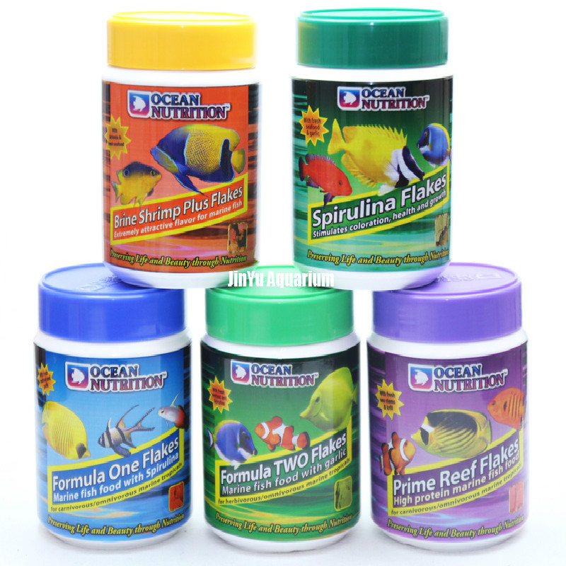 Marine Flakes fish food Ocean  - Fish Food Flake บทวิจารณ์และราคา