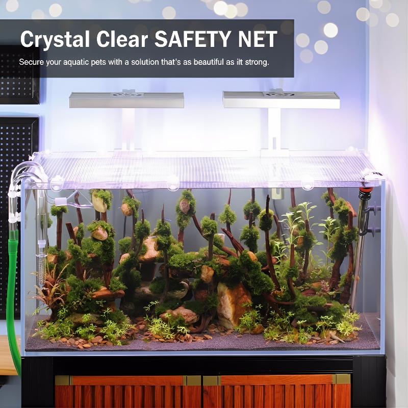 1Pcs Fish Tank Net Anti Jumpin - Aquarium Fish Jump Guard บทวิจารณ์และราคา
