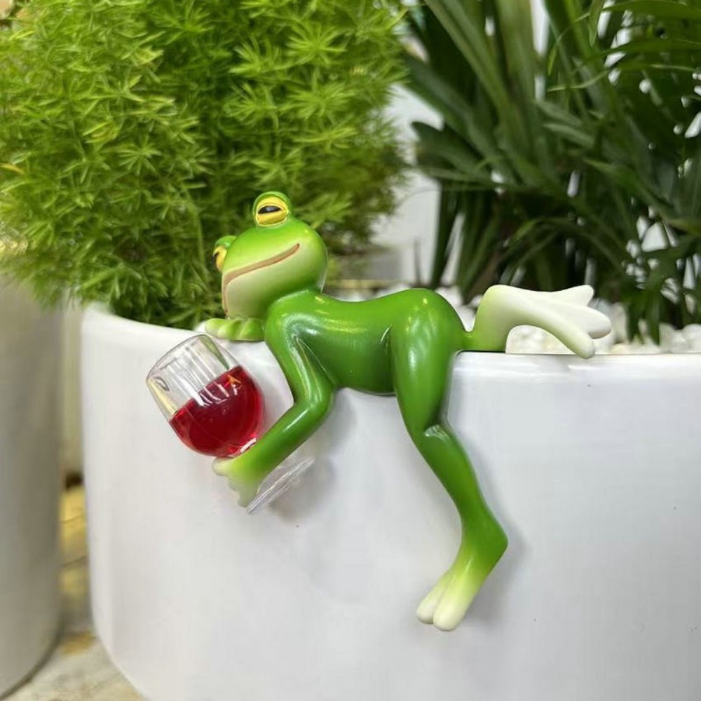 Hanging Flower Pot Edge Frog D - Aquarium Fish Pot บทวิจารณ์และราคา