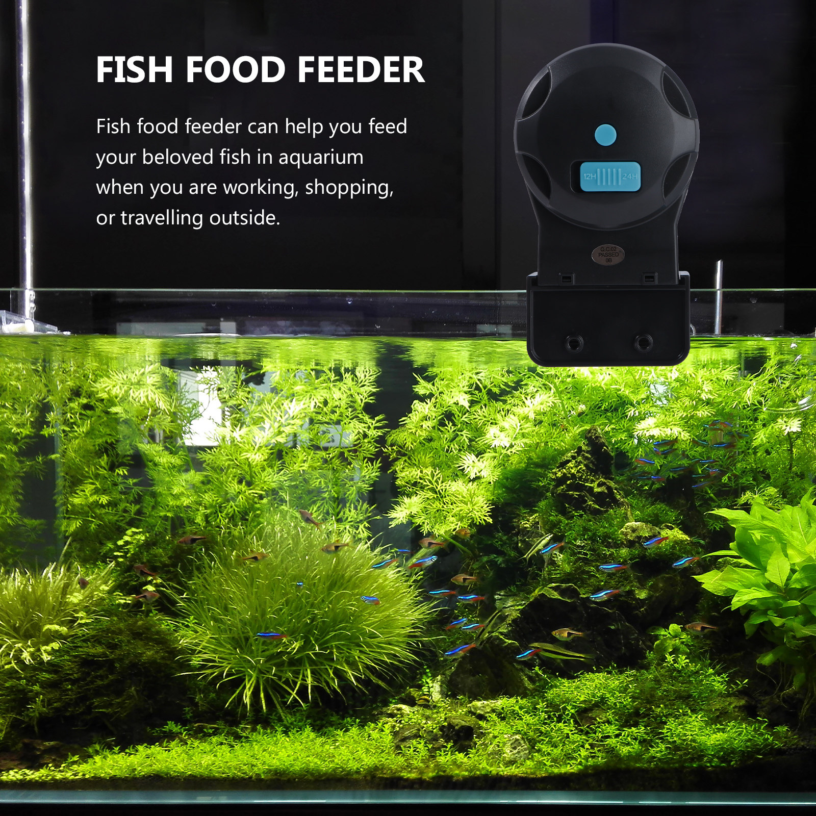Automatic Fish Feeder for Aqua - Fish Food Flake บทวิจารณ์และราคา