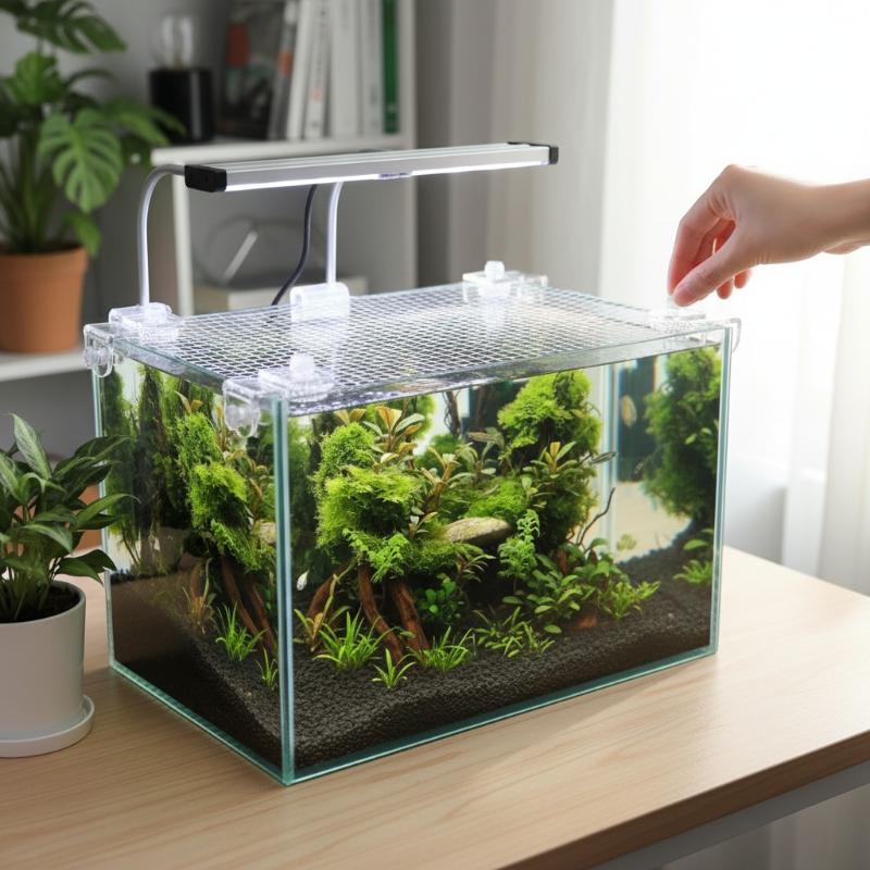 1Pcs Fish Tank Net Anti Jumpin - Aquarium Fish Jump Guard บทวิจารณ์และราคา