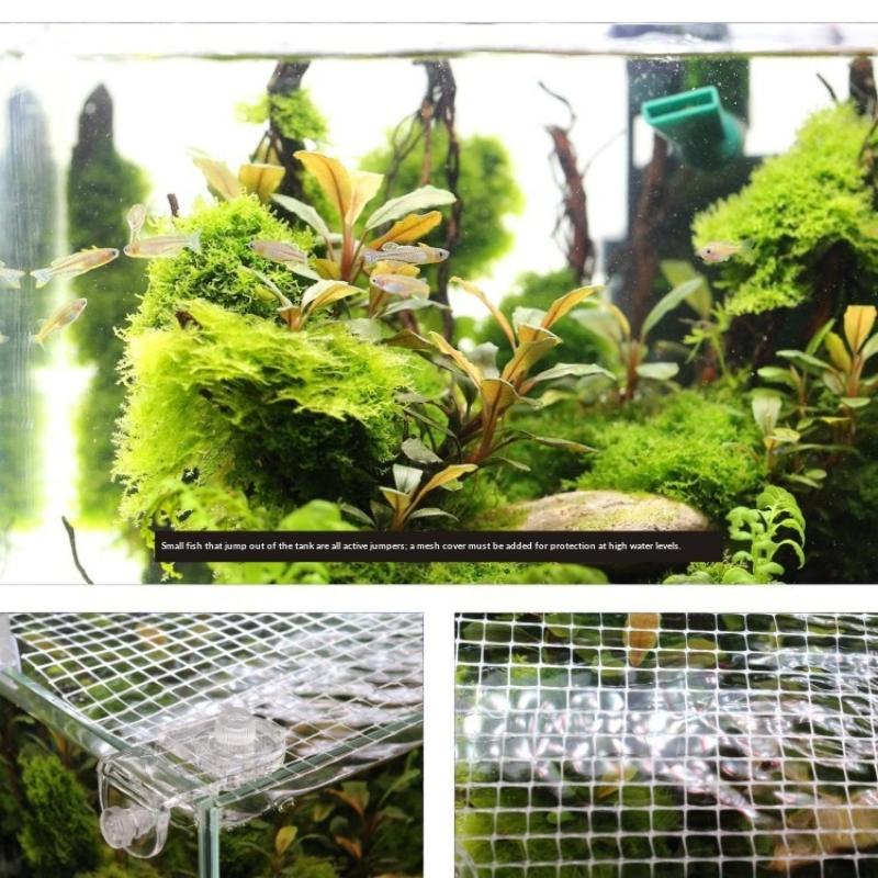 1Pcs Fish Tank Net Anti Jumpin - Aquarium Fish Jump Guard บทวิจารณ์และราคา