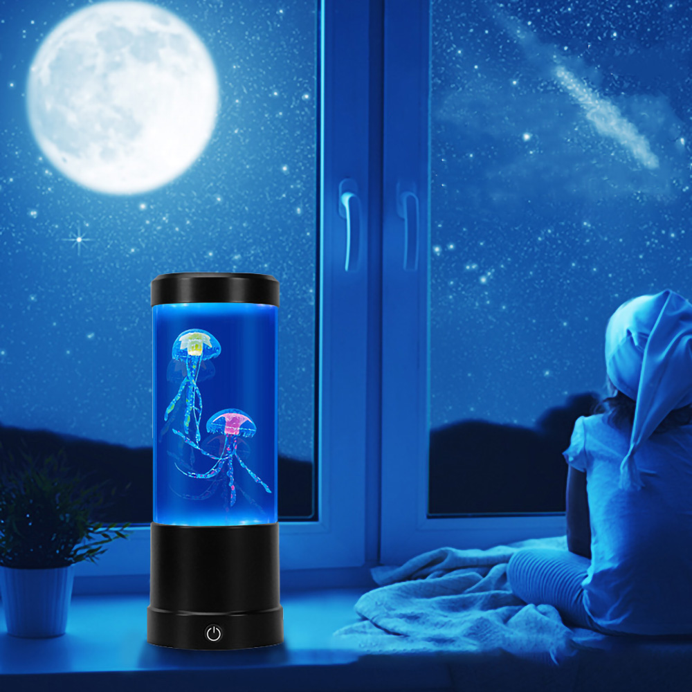 Jellyfish Lamp LED Remote Cont - Aquarium Fish Discus บทวิจารณ์และราคา