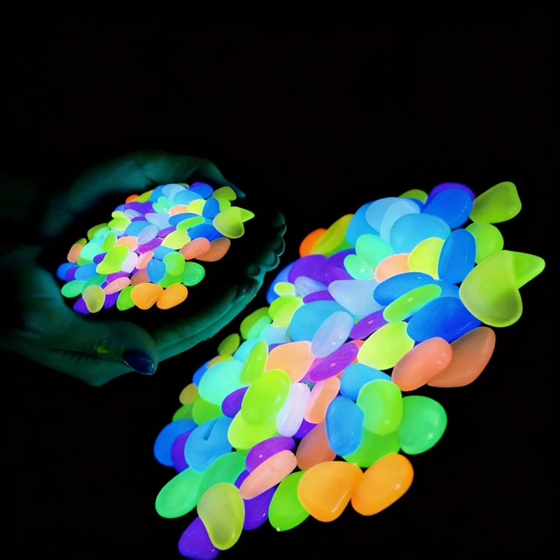 Glowing pebbles100-500pcsLumin - Aquarium Fish Buy บทวิจารณ์และราคา