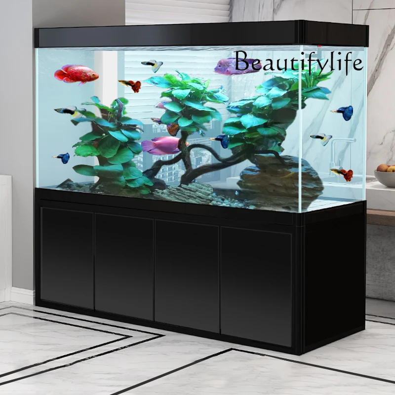 X36 Living Room Floor-to-ceili - Aquarium Fish Dragon บทวิจารณ์และราคา