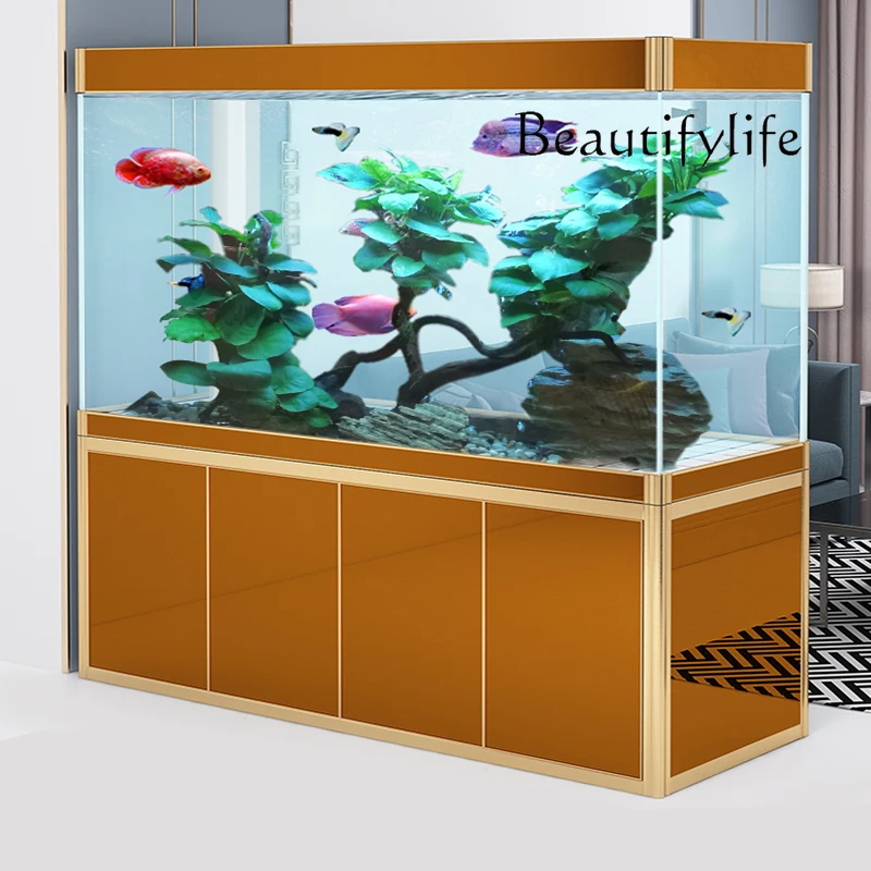 X36 Living Room Floor-to-ceili - Aquarium Fish Dragon บทวิจารณ์และราคา