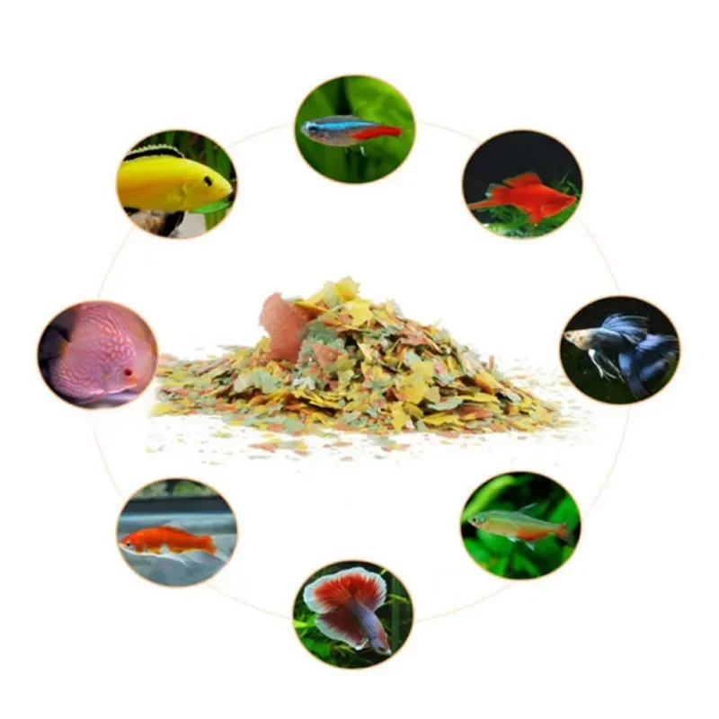 Fish Food Coloring and Brighte - Fish Food Flake บทวิจารณ์และราคา