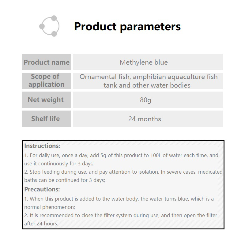 Methylene Blue Ornamental Fish - Aquarium Fish Medicine บทวิจารณ์และราคา