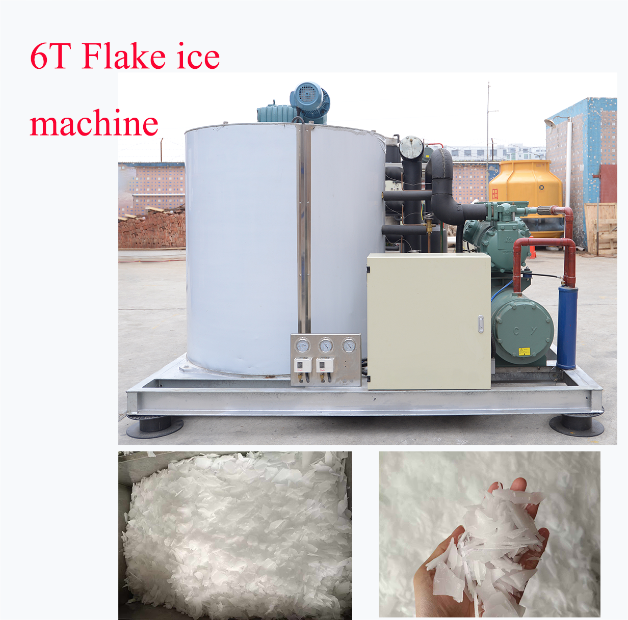 COLDPRO 6T Flake Ice Maker Ice - Fish Food Flake บทวิจารณ์และราคา