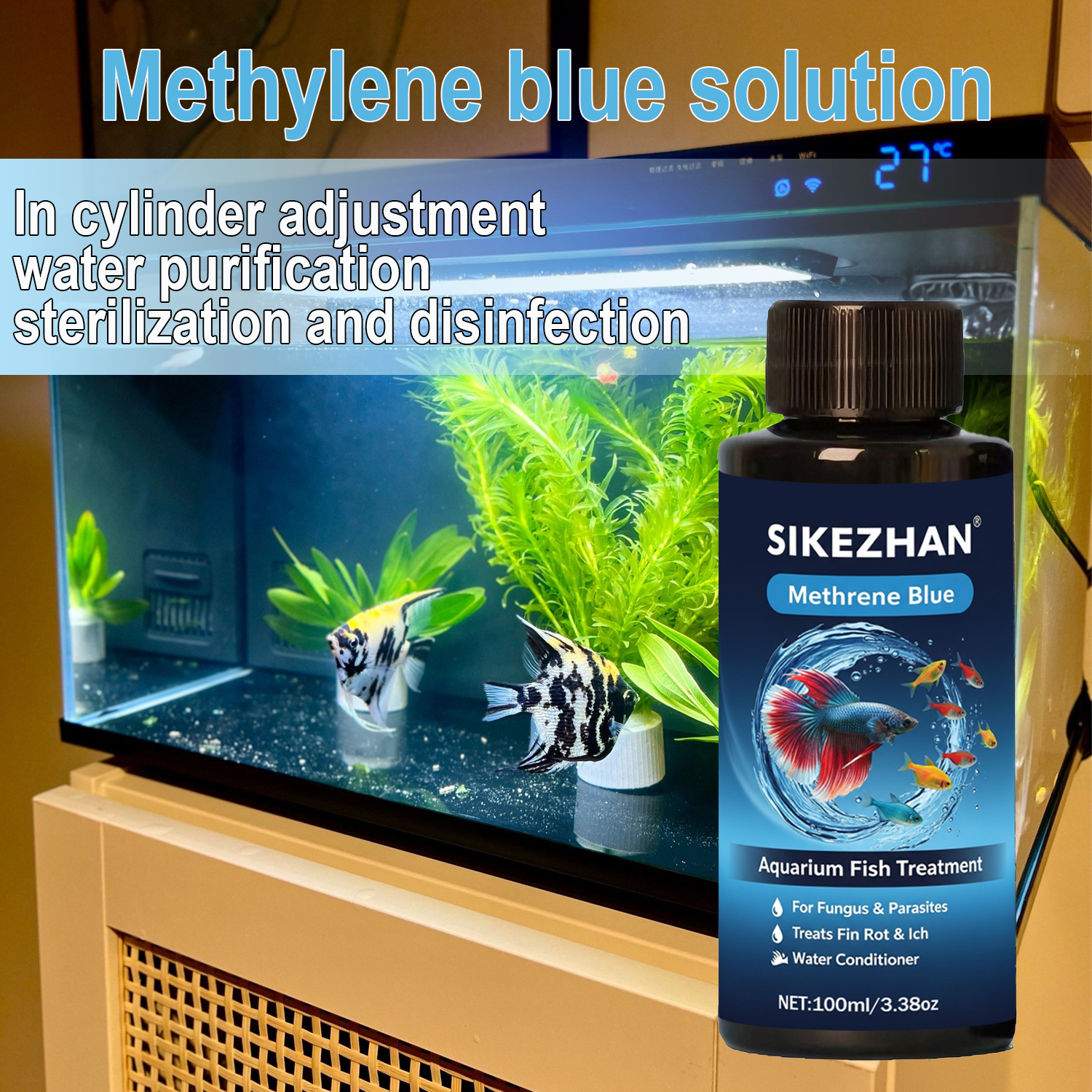 Methylene Blue Solution Aquari - Aquarium Fish Medicine บทวิจารณ์และราคา
