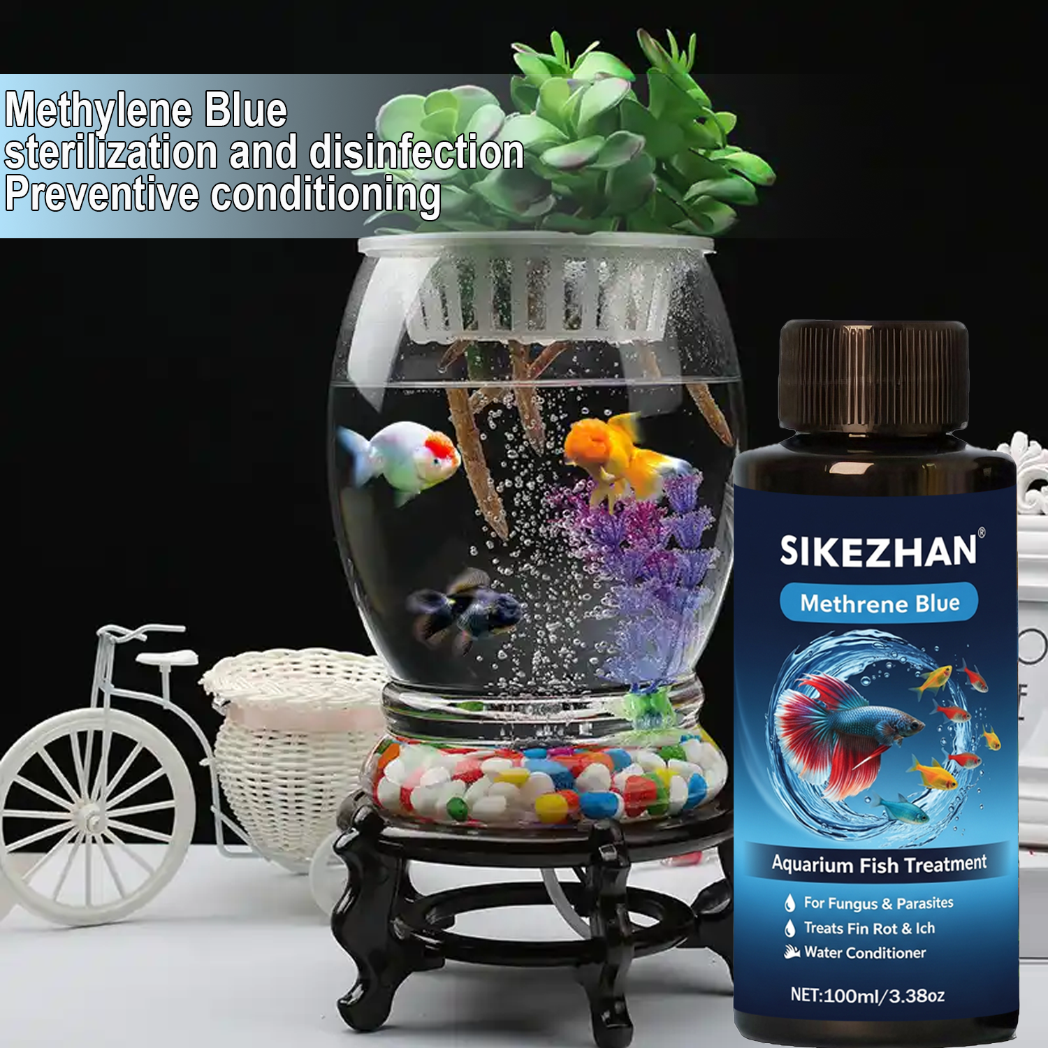 Methylene Blue Solution Aquari - Aquarium Fish Medicine บทวิจารณ์และราคา