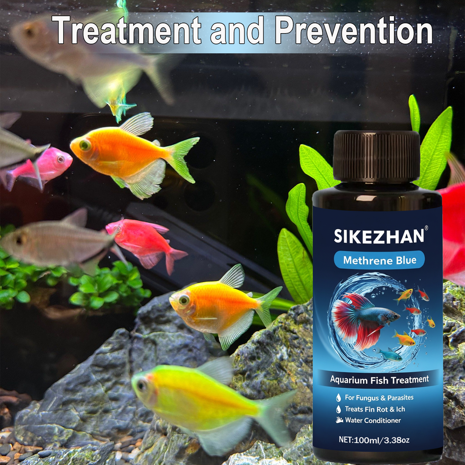 Methylene Blue Solution Aquari - Aquarium Fish Medicine บทวิจารณ์และราคา