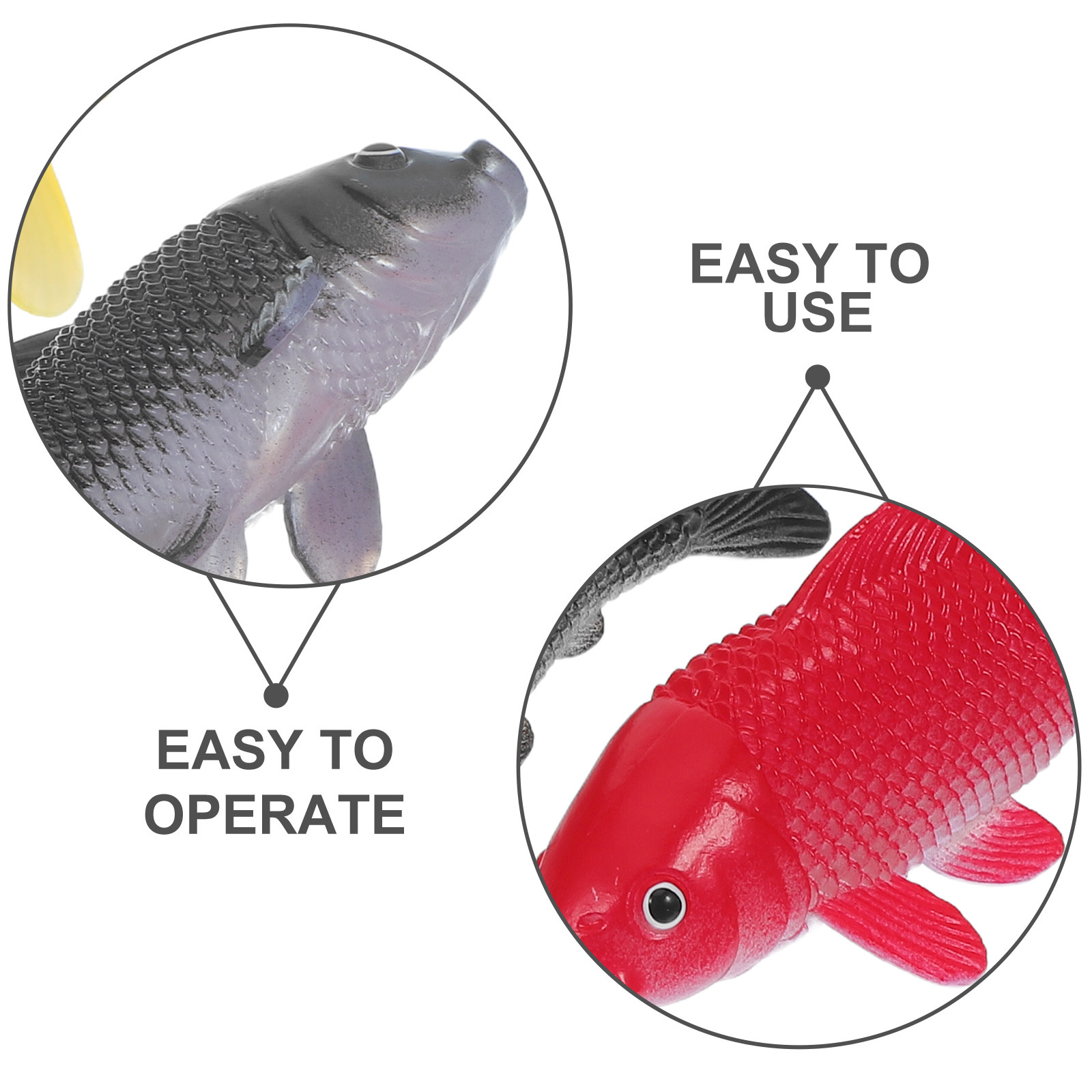 3pcs Fish Crafts Toys Realisti - Fish Aquarium Home บทวิจารณ์และราคา