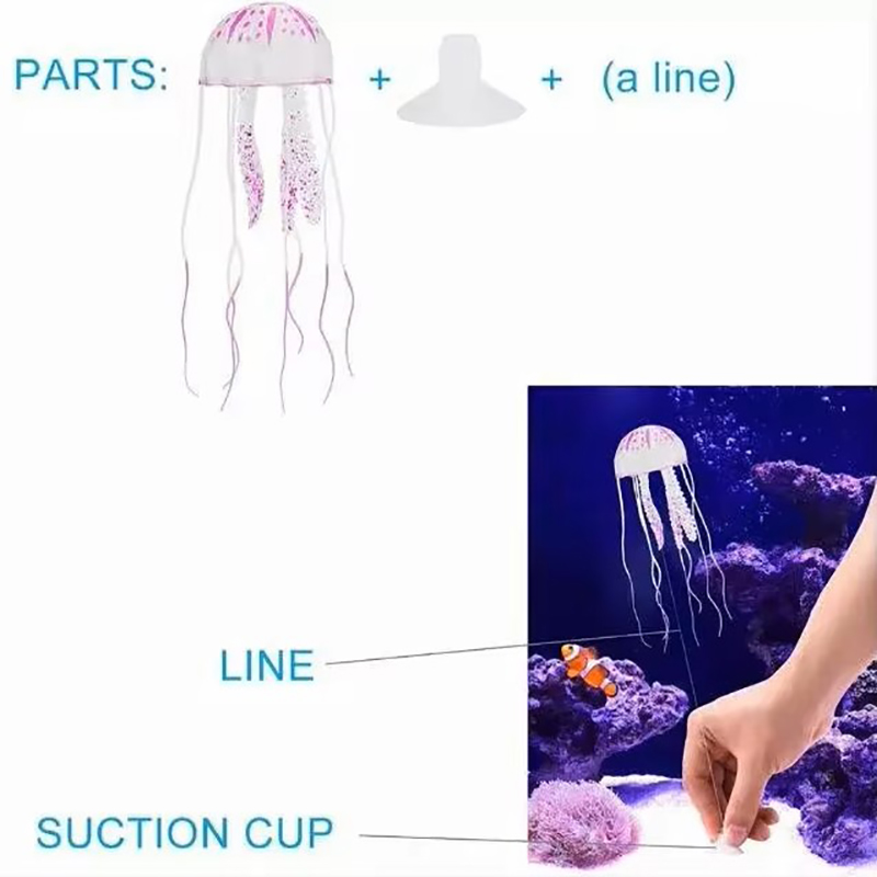 Artificial Swim Luminous Jelly - Aquarium Fish Discus บทวิจารณ์และราคา