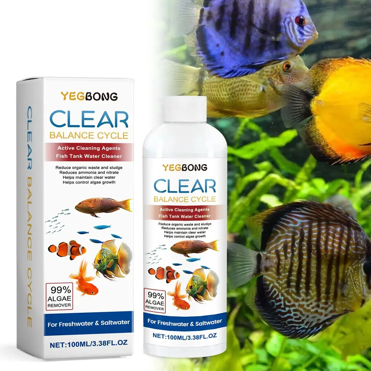 Algae Remover for Fish Tanks,  - Aquarium Fish Quality บทวิจารณ์และราคา