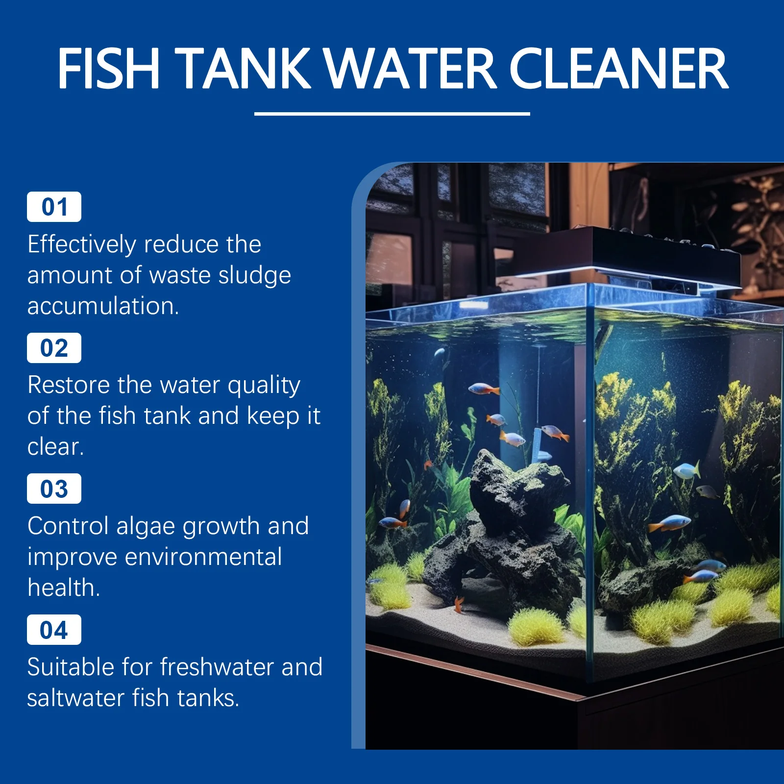 Algae Remover for Fish Tanks,  - Aquarium Fish Quality บทวิจารณ์และราคา