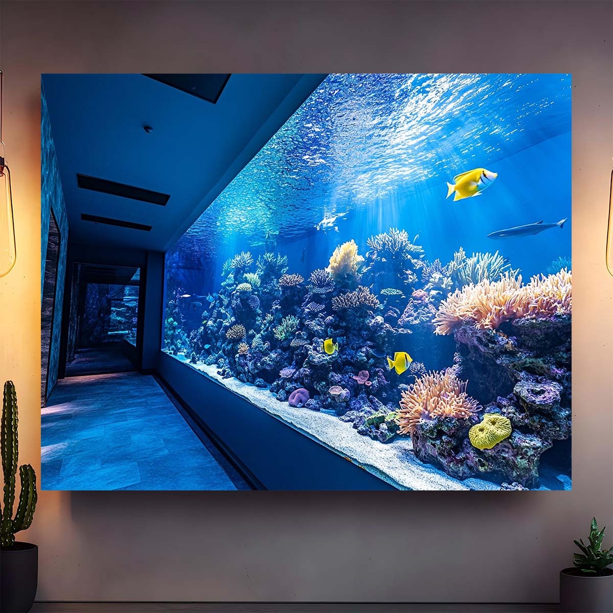 Vibrant Underwater Aquarium Ta - Fish Aquarium Home บทวิจารณ์และราคา