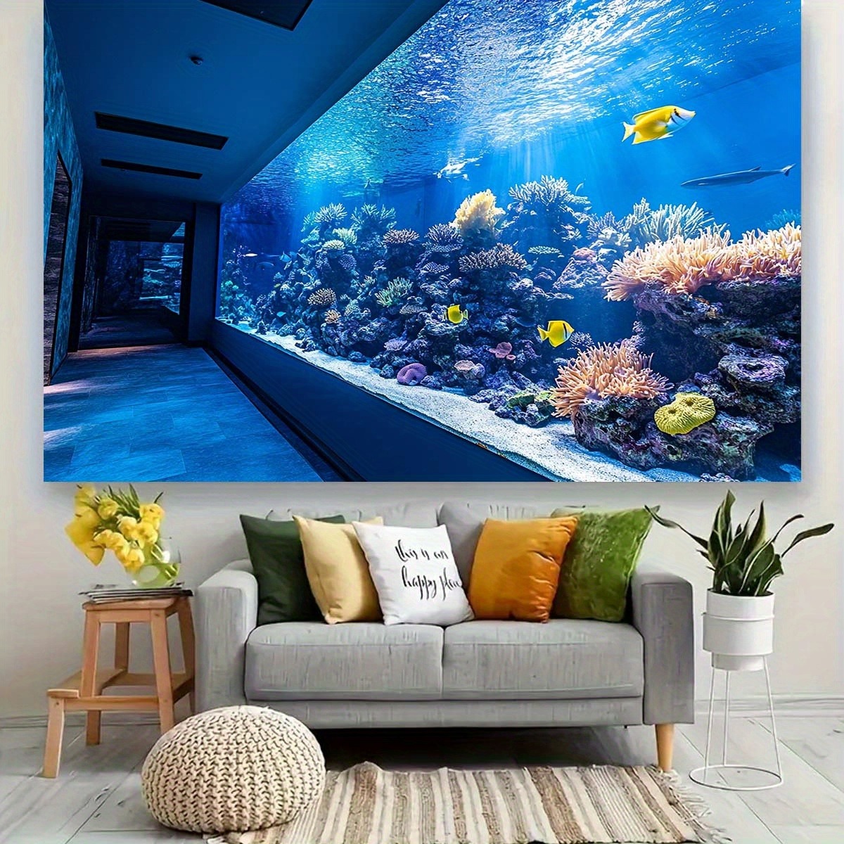 Vibrant Underwater Aquarium Ta - Fish Aquarium Home บทวิจารณ์และราคา