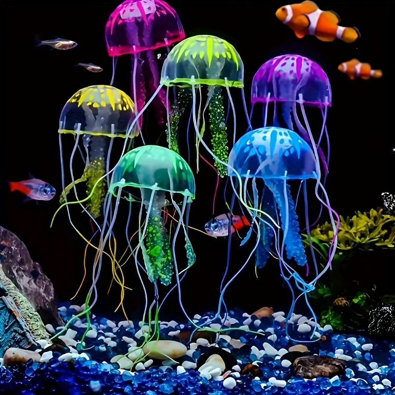 Luminous Simulation Jellyfish  - Aquarium Fish Discus บทวิจารณ์และราคา
