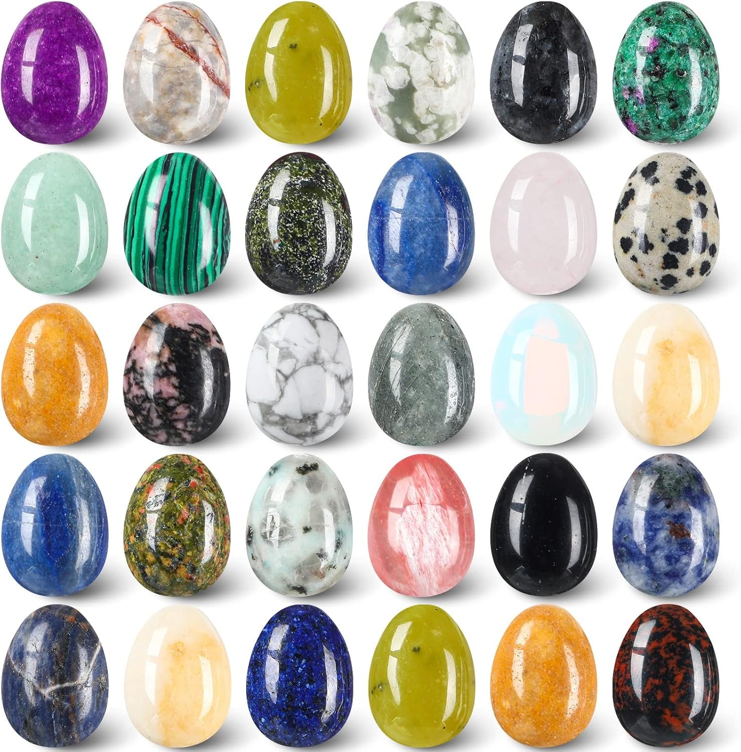 8  pcs natural crystal beads,  - Aquarium Fish Pot บทวิจารณ์และราคา