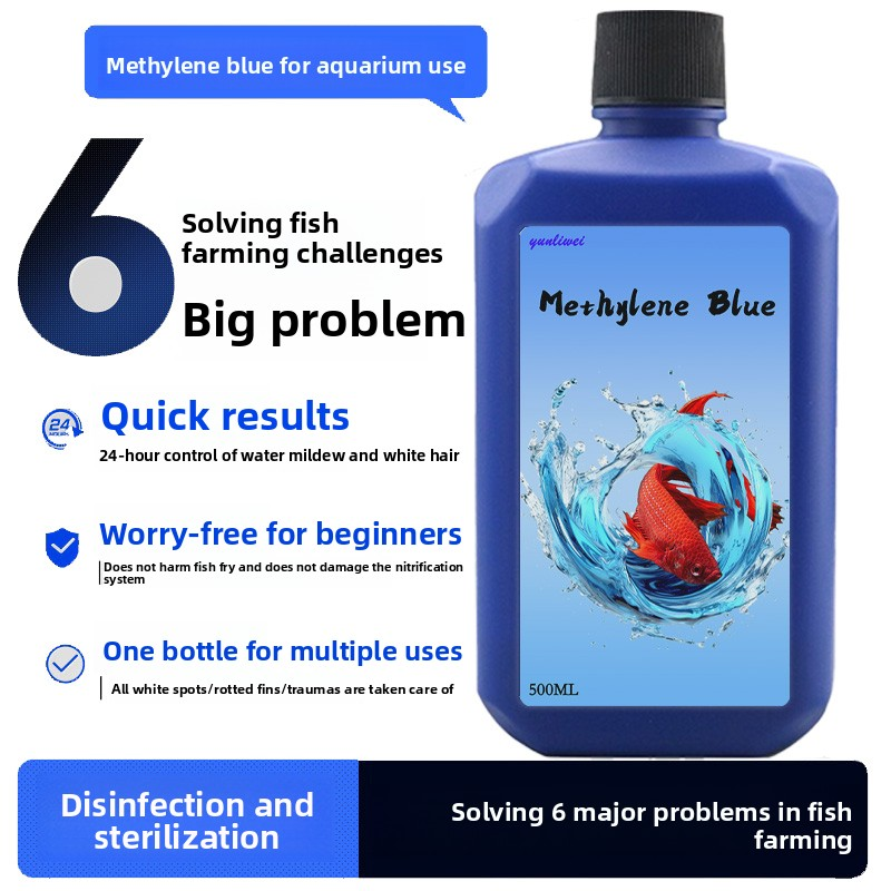 200/500ML Methylene Blue Solut - Aquarium Fish Medicine บทวิจารณ์และราคา