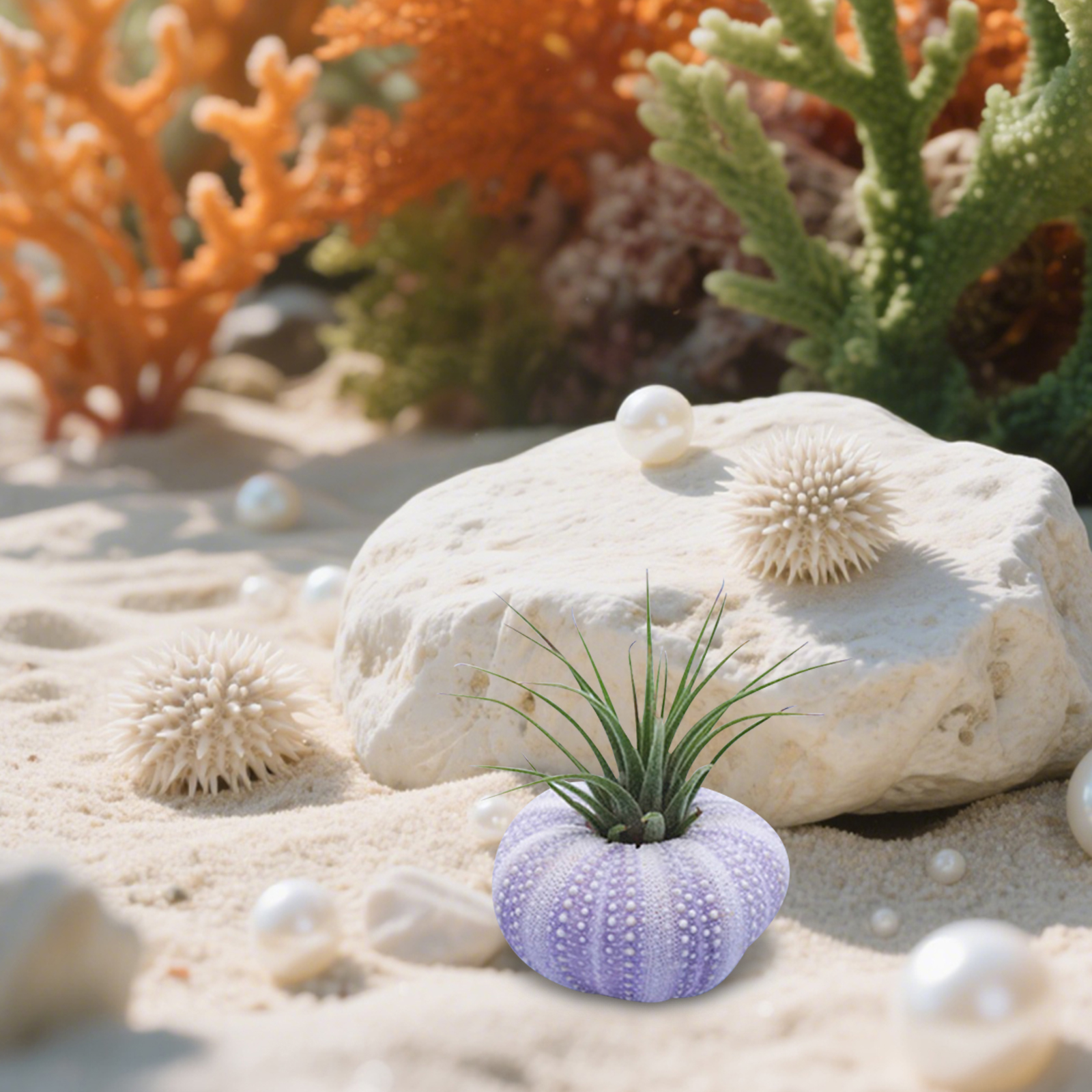 6Pcs Sea Urchin Shell Decor Na - Aquarium Fish Pot บทวิจารณ์และราคา