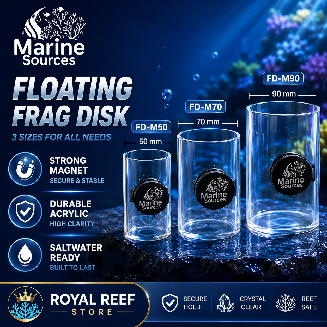 Marine Sources 50/70/90mm Floa - Fish Food Flake บทวิจารณ์และราคา