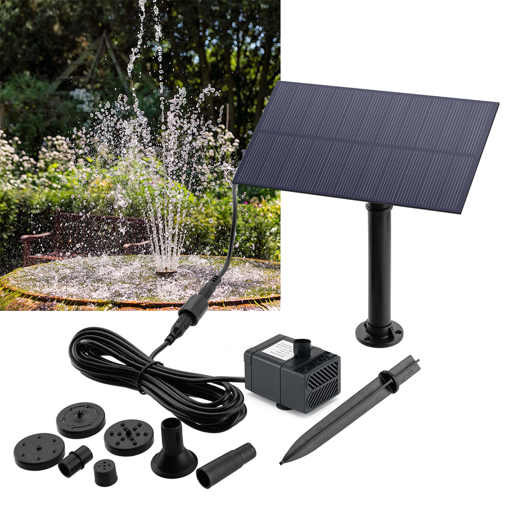 5W 5V Solar Water Pump Garden  - Fish Aquarium Home บทวิจารณ์และราคา
