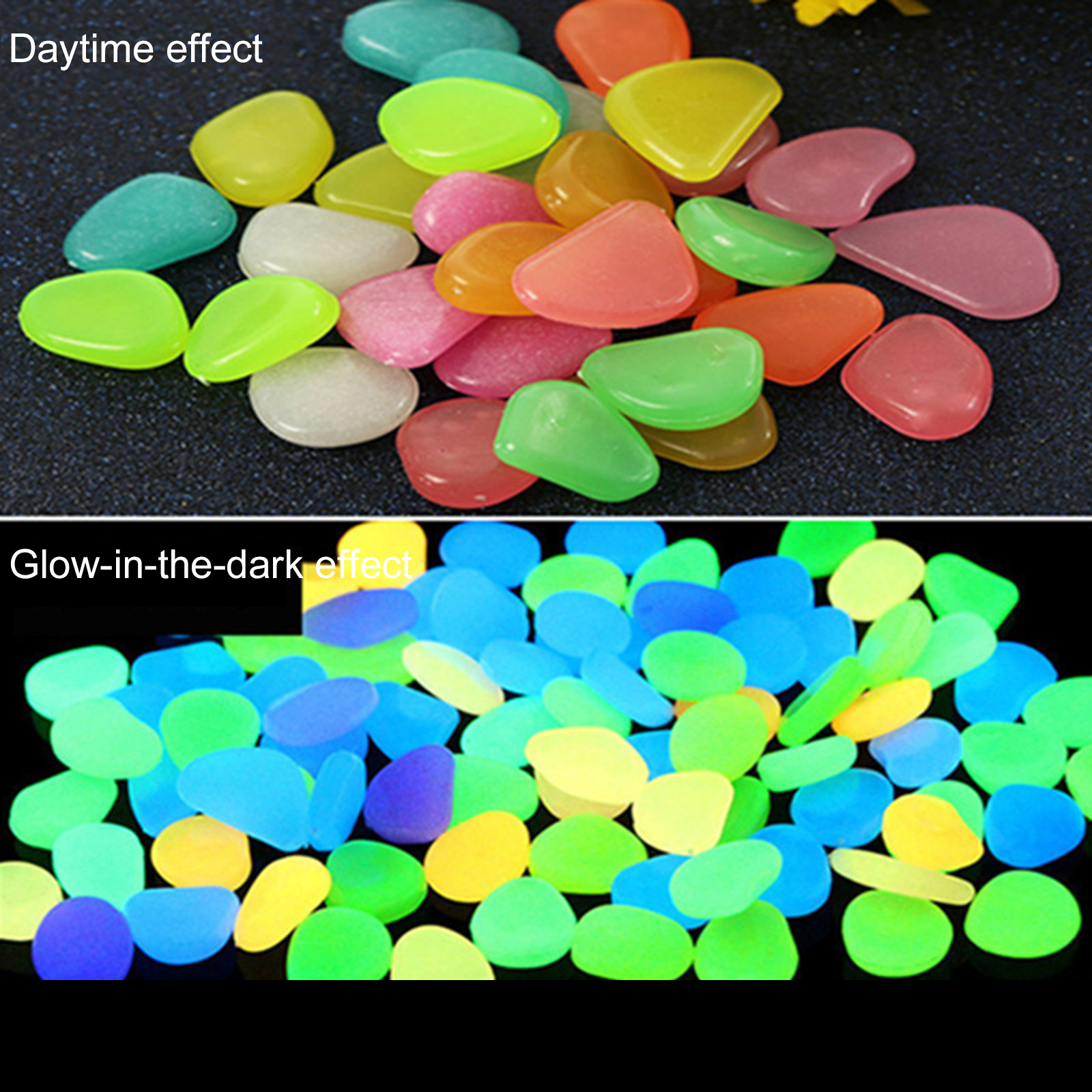 200-1000Pcs Luminous Sand Glow - Fish Aquarium Home บทวิจารณ์และราคา