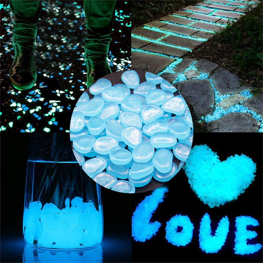 50pcs Luminous Stone Fluoresce - Fish Aquarium Home บทวิจารณ์และราคา