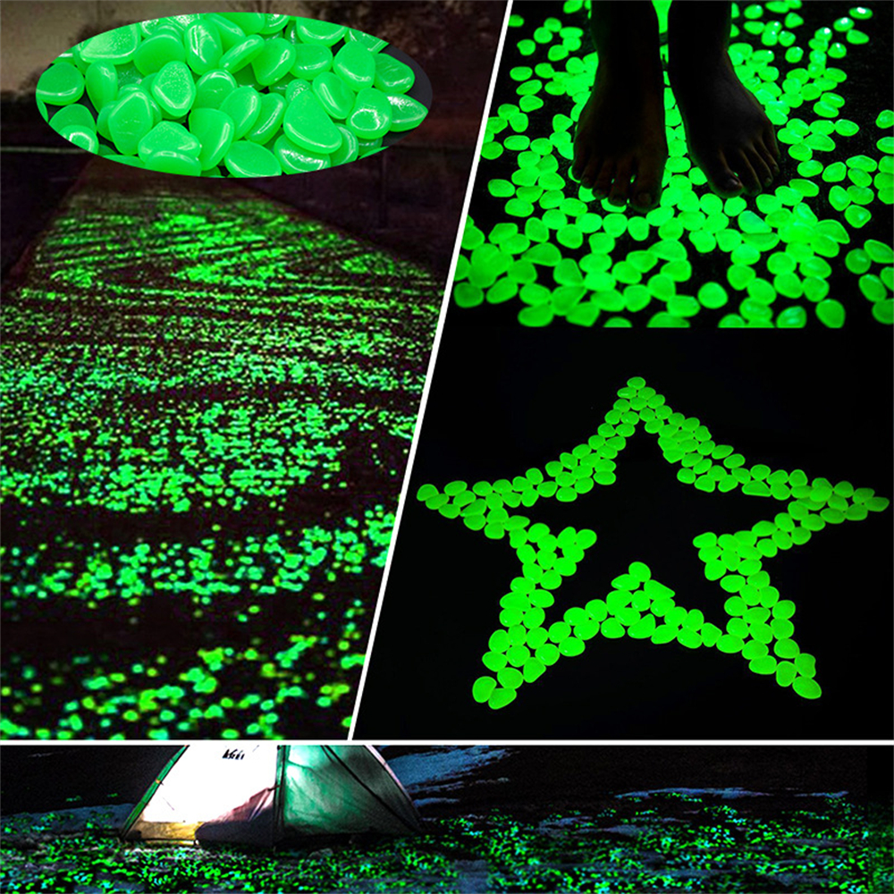 50pcs Luminous Stone Fluoresce - Fish Aquarium Home บทวิจารณ์และราคา