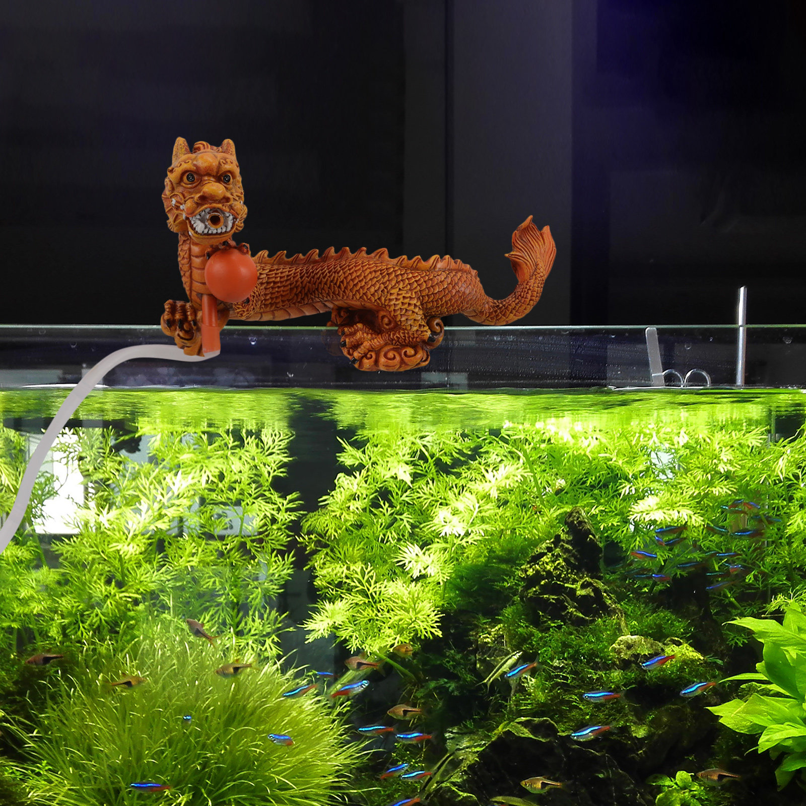 Simulation Resin Dragon Decora - Aquarium Fish Dragon บทวิจารณ์และราคา