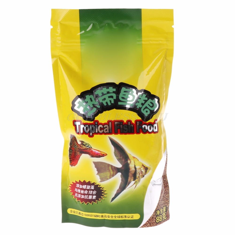 1/2pcs Aquarium Tank Tropical  - Fish Food Flake บทวิจารณ์และราคา