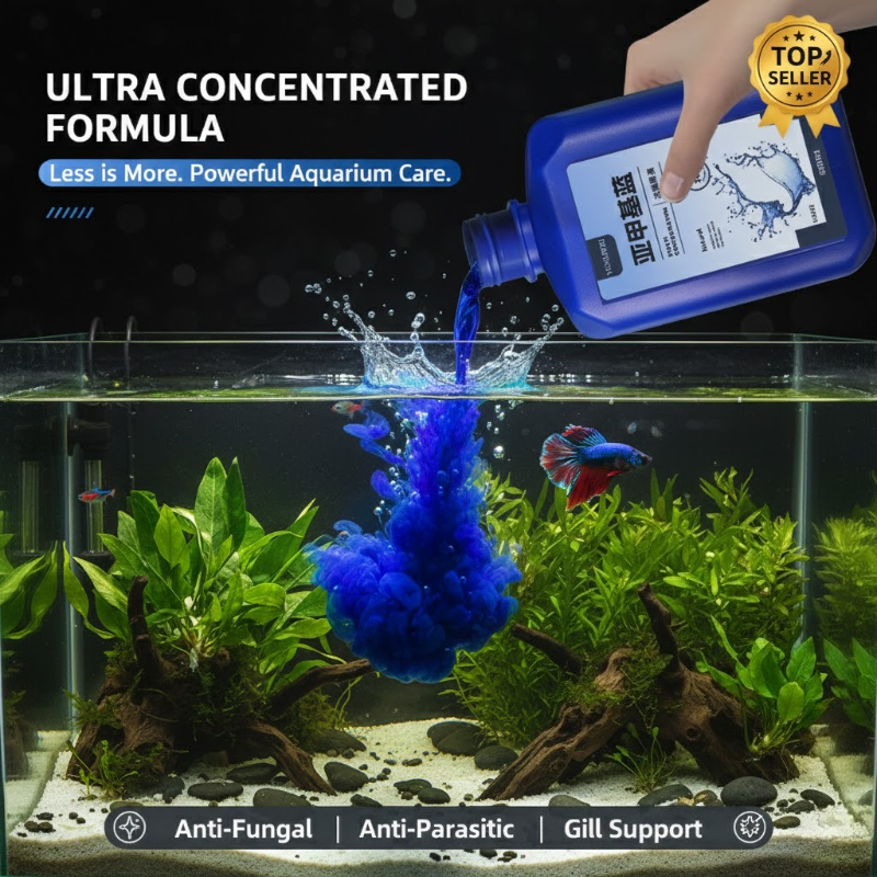 Aquarium Methylene Blue Liquid - Aquarium Fish Quality บทวิจารณ์และราคา