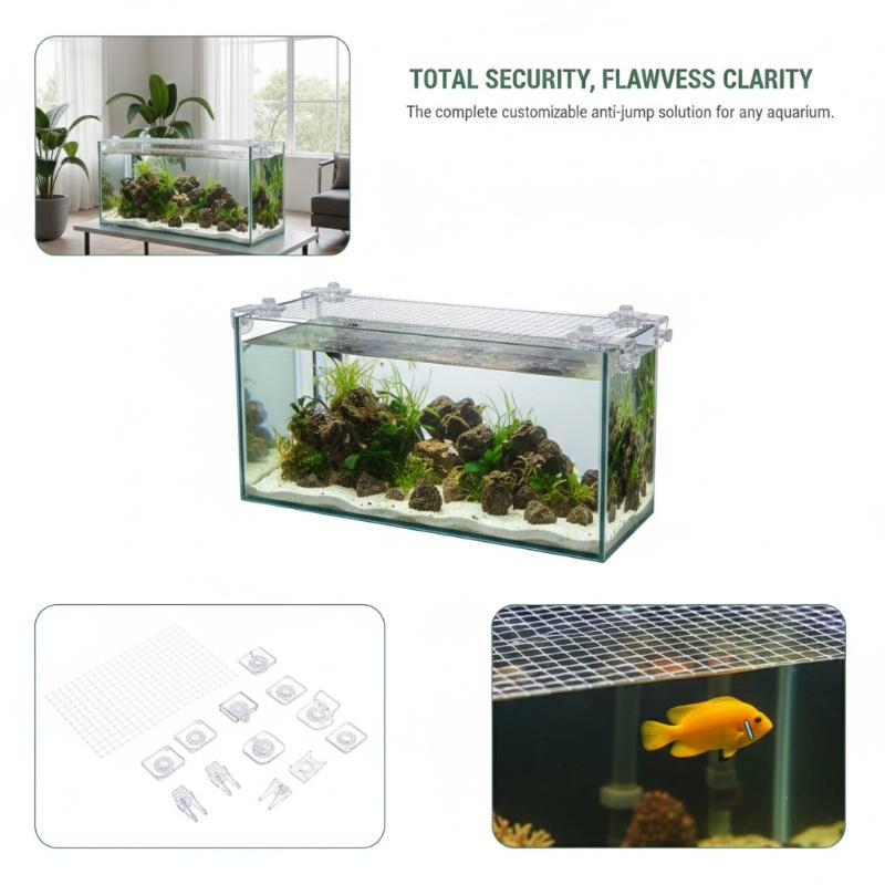 Aquarium Net for Fish Tank 1Pc - Aquarium Fish Jump Guard บทวิจารณ์และราคา