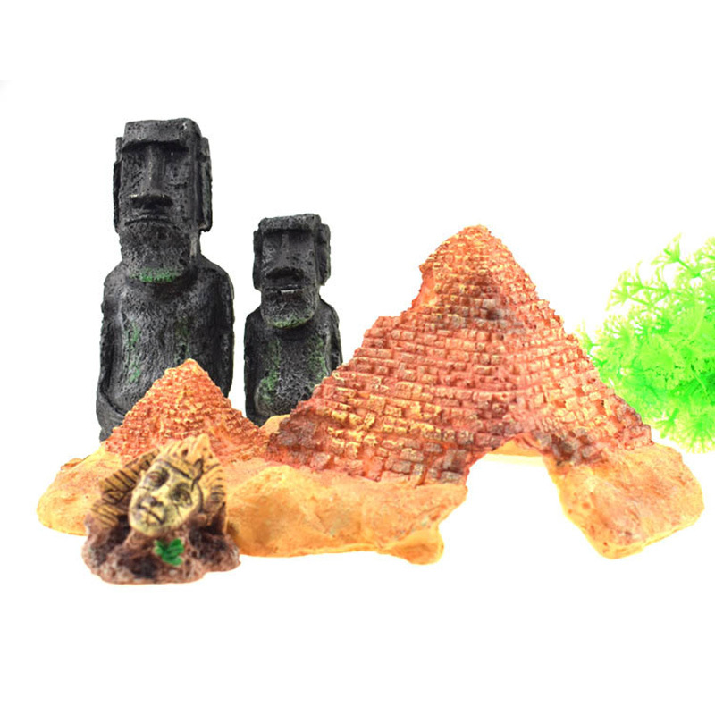Egyptian Pharaoh Sphinx Resin  - Aquarium Fish Buy บทวิจารณ์และราคา