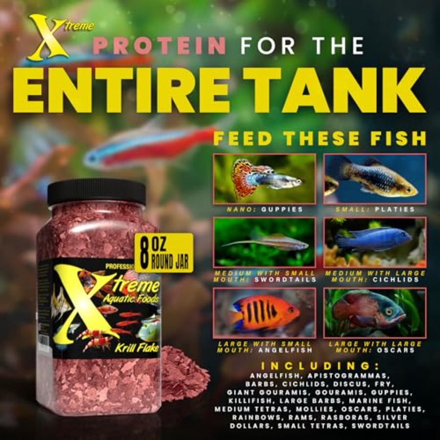 Xtreme Krill Flakes - Premium  - Fish Food Flake บทวิจารณ์และราคา